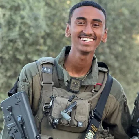  Staff Sgt. Adir Eshto Bogale, 20, a Golani soldier, from Ariel, was killed on October 7 battling Hamas terrorists at the Nahal Oz IDF outpost.