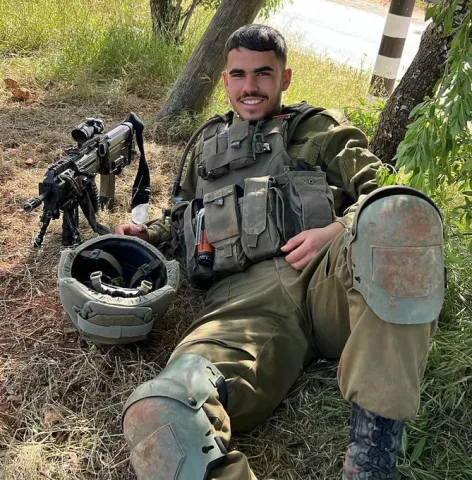 Naor Siboni, BDE, a Golani Brigade warrior who fell in battle at Nahal Oz on 7-10