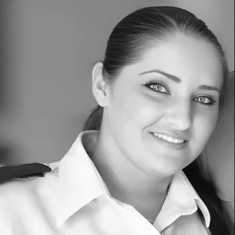 Sgt. Maj. Dvorah “Debbie” Abraham, 40, a police officer with the Ofakim Station, was killed battling Hamas terrorists near Re’im on October 7.