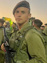 From Holon, served in Battalion 13 in the Golani Brigade. Staff-Sergeant Amit Cohen was killed while fighting in the southern Gaza Strip, the IDF announced.